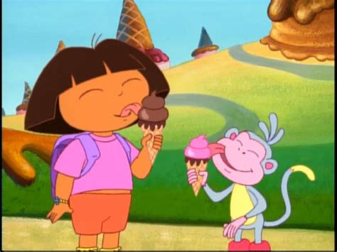 dora boots ice cream